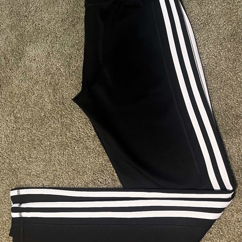 Adidas -Womens 3 stripe climalite leggings